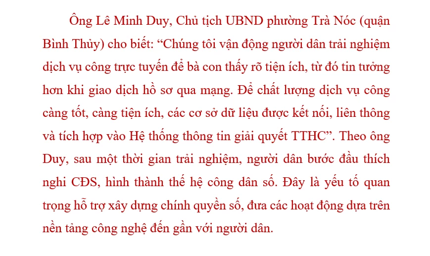 Làn gió mới trong xây dựng chính quyền số